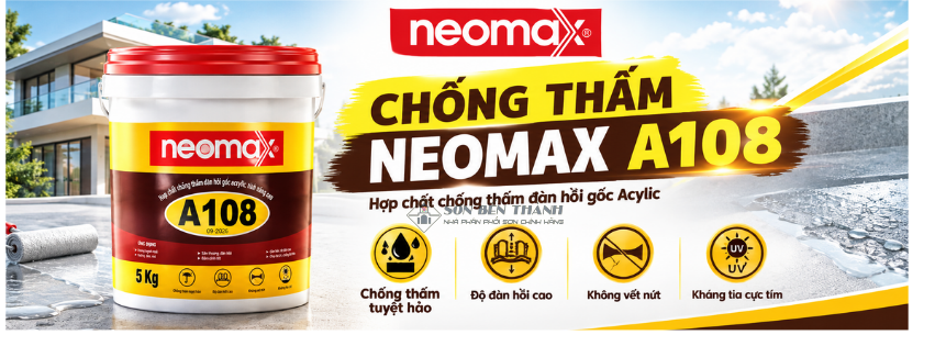 HỢP CHẤT CHỐNG THẤM GỐC ACRYLIC NEOMAX A108