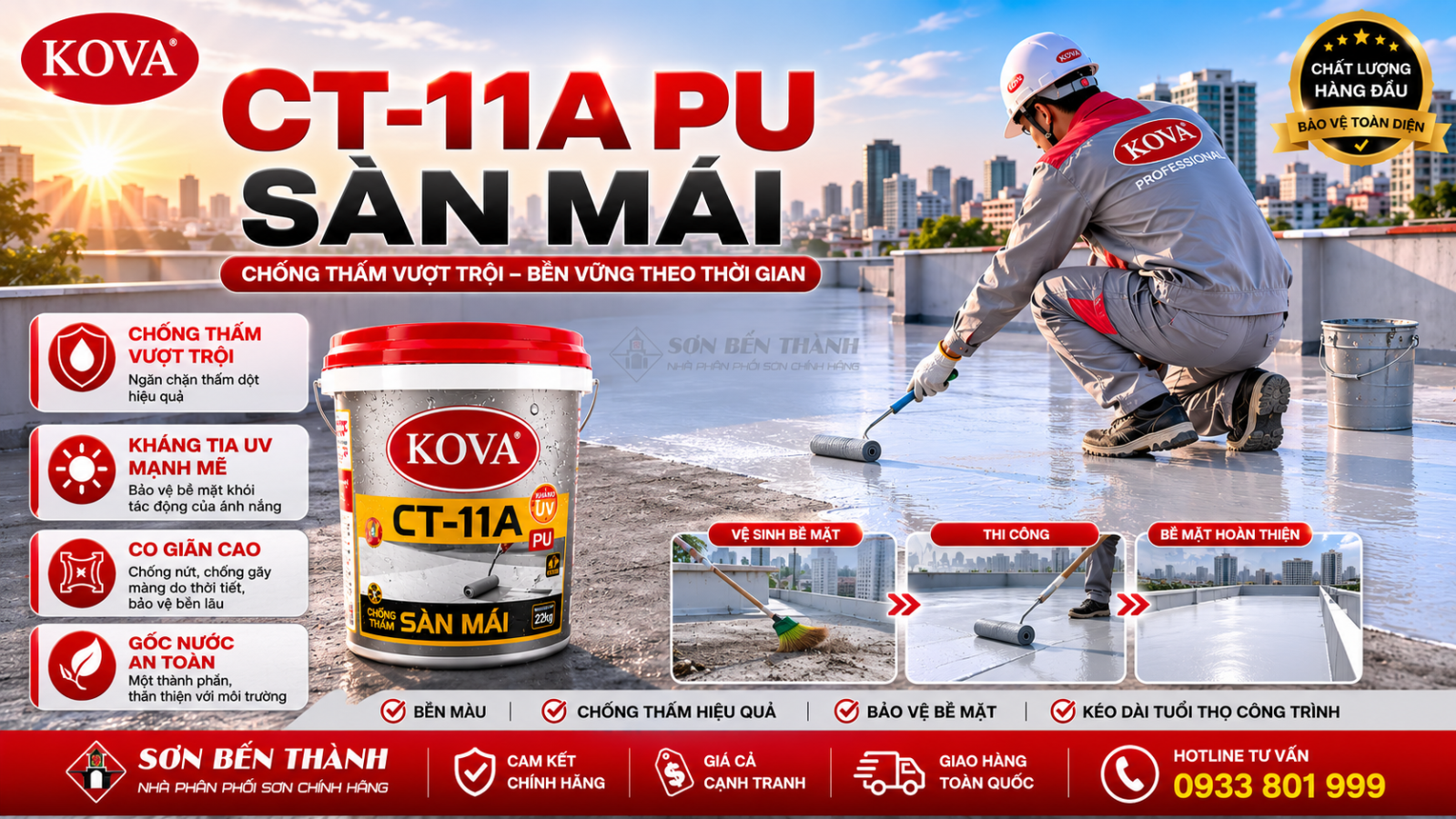 KOVA CT-11A PU SÀN MÁI