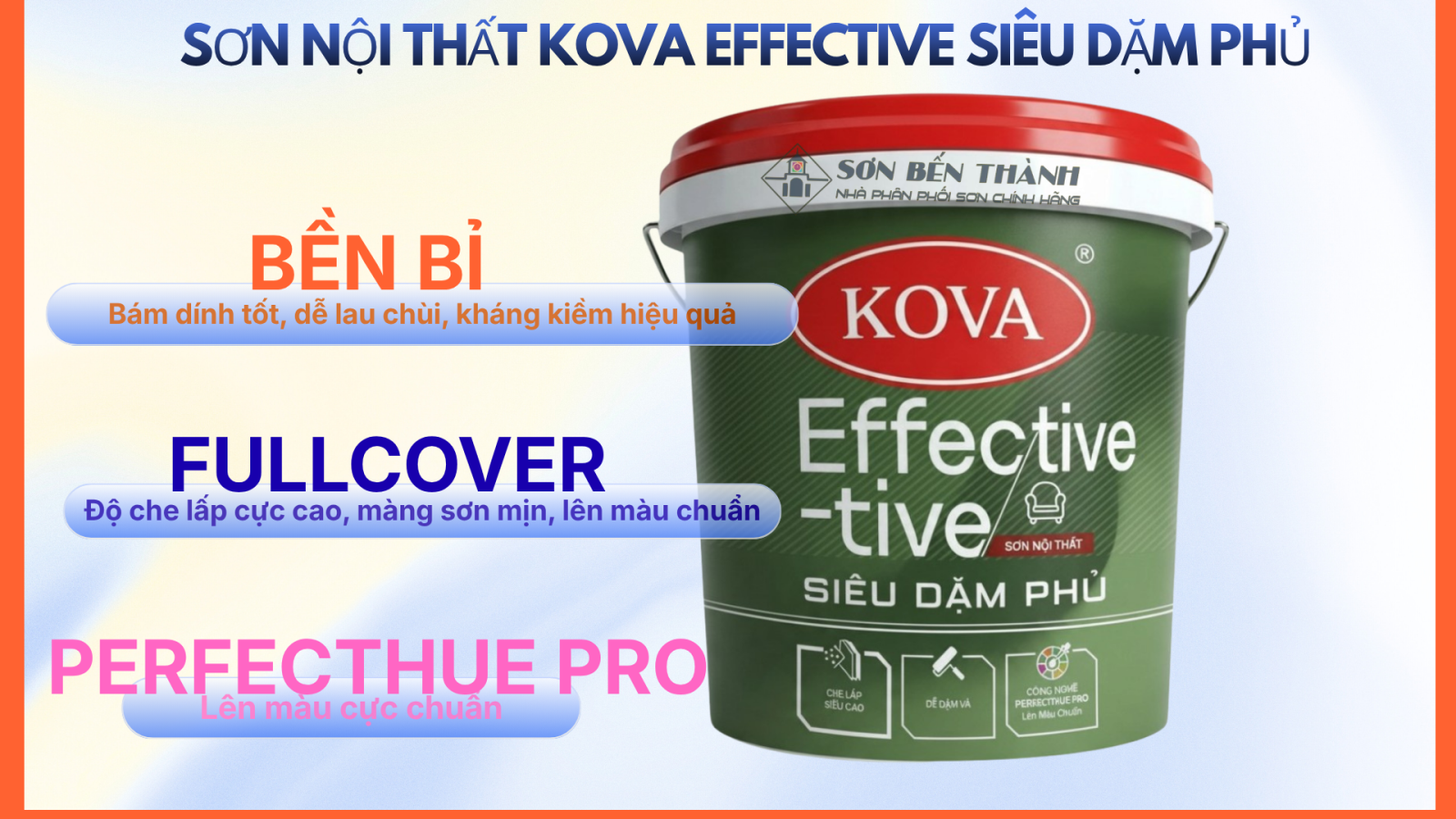 KOVA EFFECTIVE SIÊU DẶM PHỦ