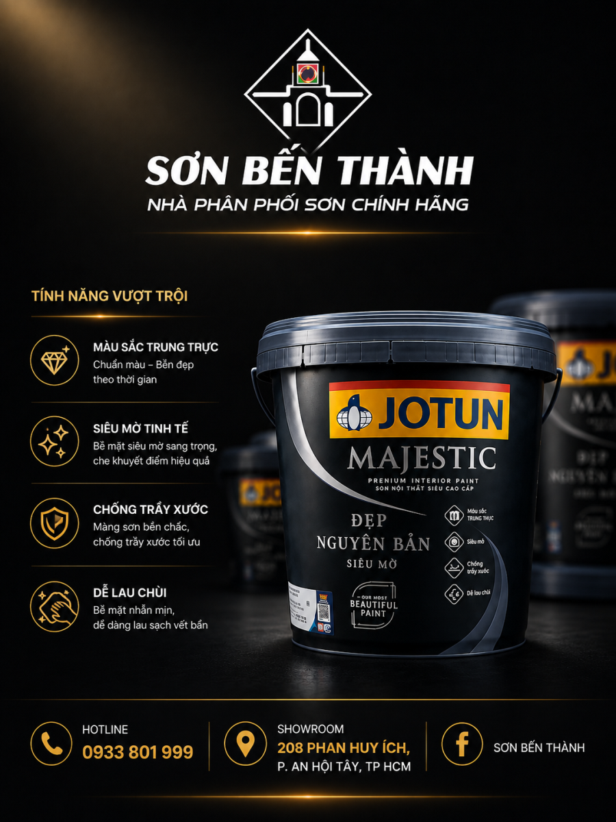 JOTUN MAJESTIC ĐẸP NGUYÊN BẢN SIÊU MỜ