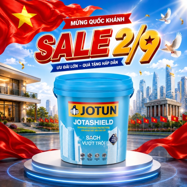 SƠN NGOẠI THẤT JOTUN JOTASHIELD SẠCH VƯỢT TRỘI