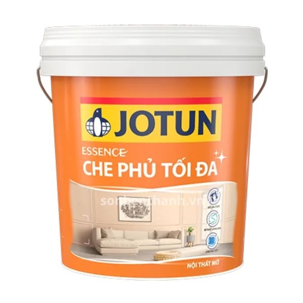 SƠN NỘI THẤT JOTUN ESSENCE CHE PHỦ TỐI ĐA MỜ