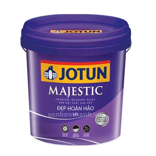 SƠN NỘI THẤT JOTUN MAJESTIC ĐẸP HOÀN HẢO MỜ