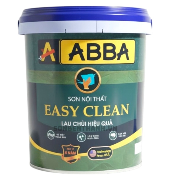 SƠN NỘI THẤT LAU CHÙI ABBA EASY CLEAN A3