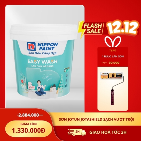 SƠN NỘI THẤT NIPPON EASY WASH-15L